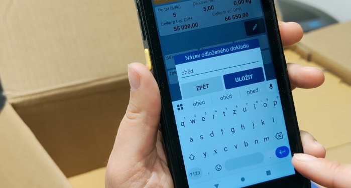 Odkládání dokladů