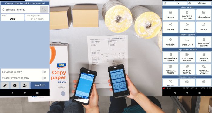 Spolupráce nad dokladem